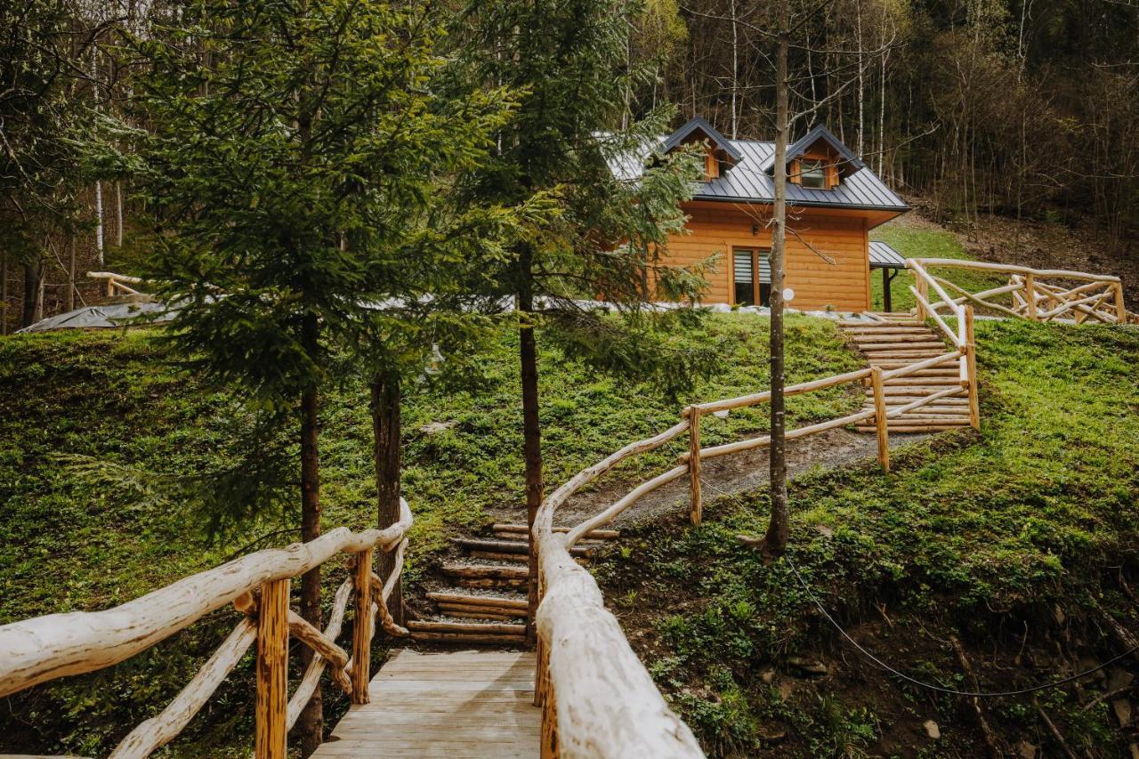 Domek Nad Stawami Ochotnica Dolna Villa Buitenkant foto