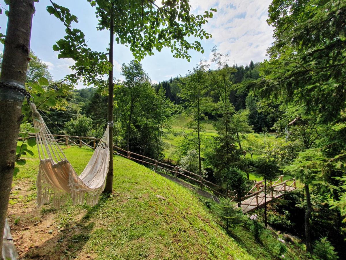 Domek Nad Stawami Ochotnica Dolna Villa Buitenkant foto