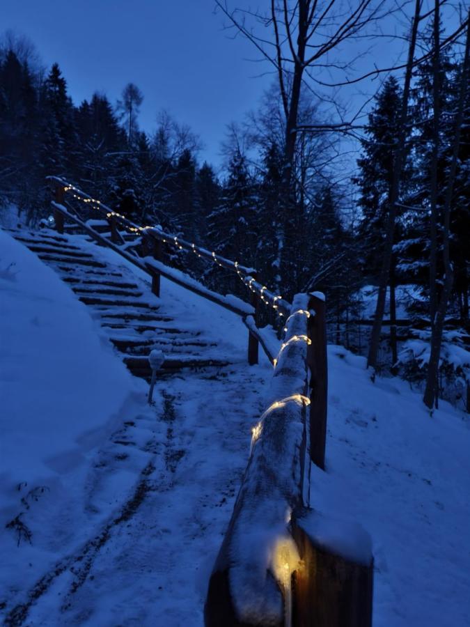 Domek Nad Stawami Ochotnica Dolna Villa Buitenkant foto