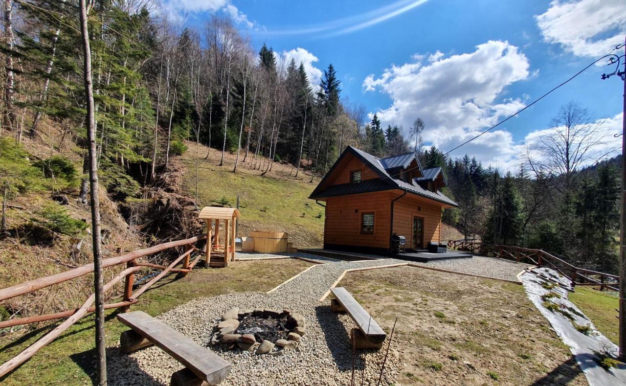 Domek Nad Stawami Ochotnica Dolna Villa Buitenkant foto