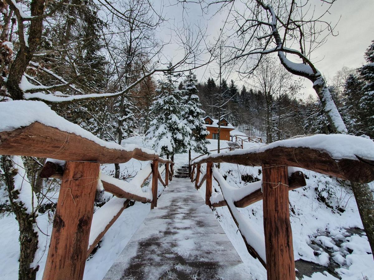 Domek Nad Stawami Ochotnica Dolna Villa Buitenkant foto